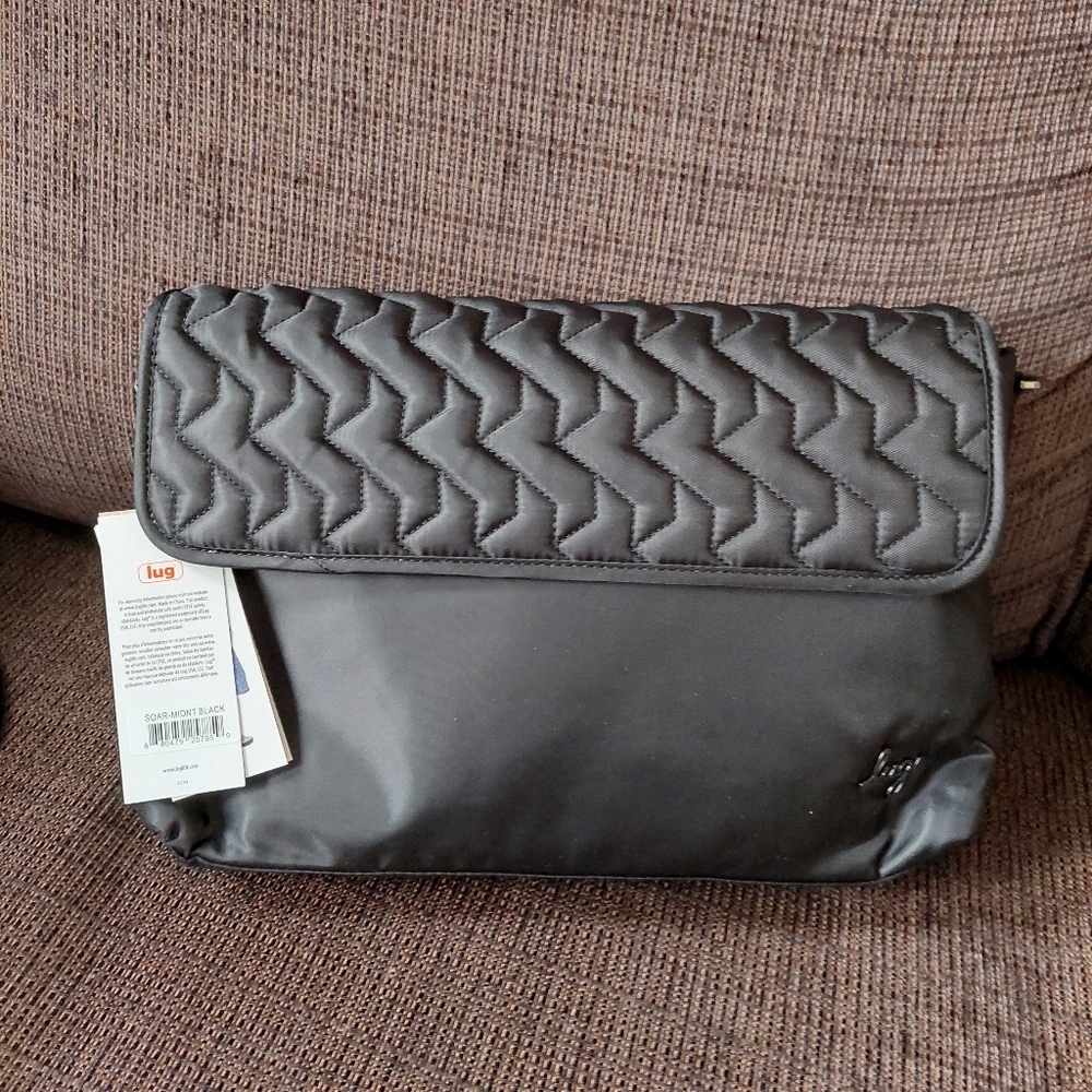 NWT Lug Soar Crossbody in Midnight Black